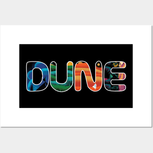 Retro desert dune Posters and Art